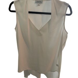 Tahari. Arthur Levine sleeveless sheet top.